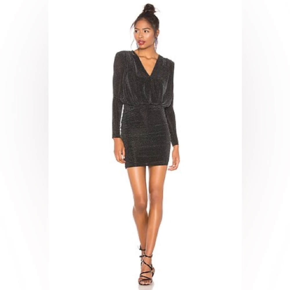Elegant Black Long Sleeve Dress